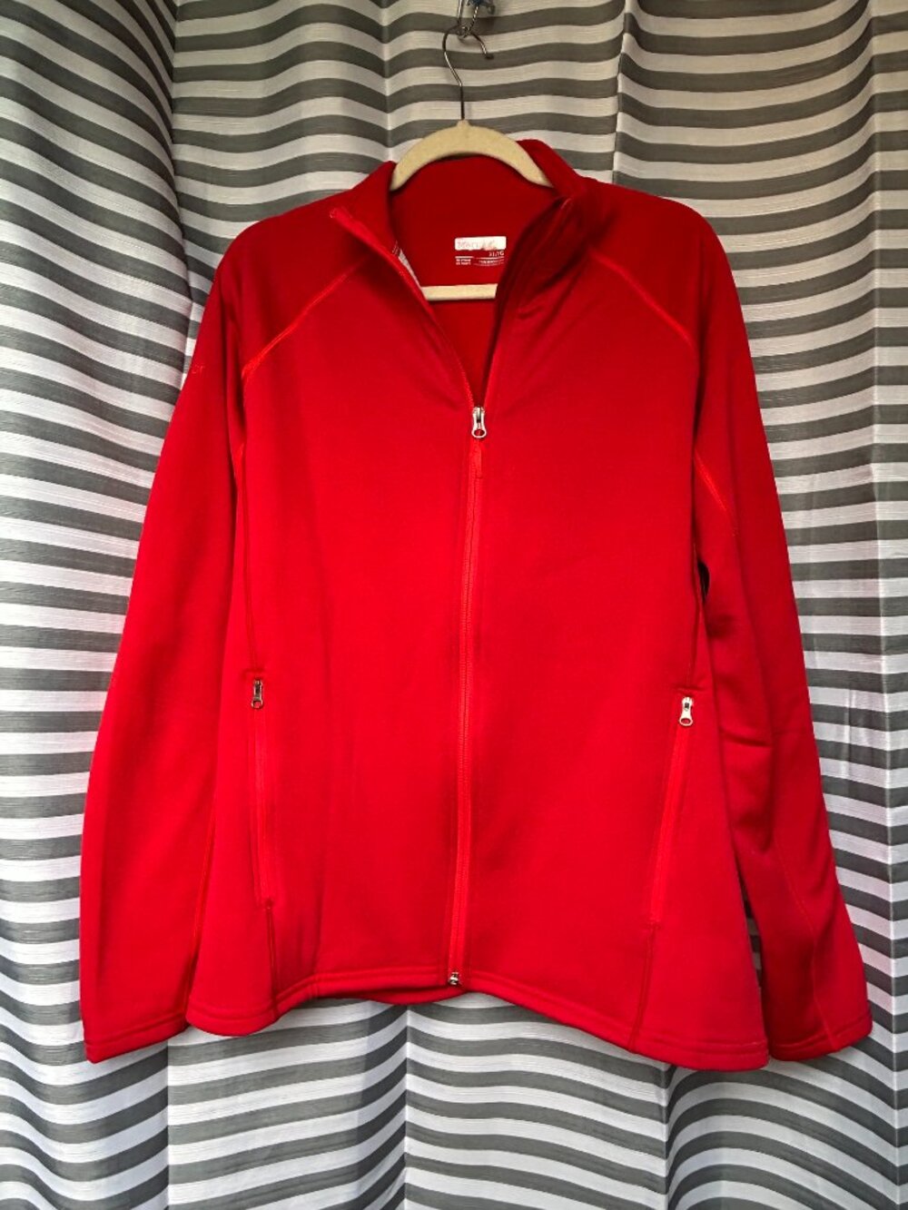Marmot Women’s XL Red Stretch Fleece Full Zip Jacket NWT